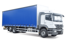 Car Hire Pontefract - 26 Tonne Curtain Side Truck - Truck hire Pontefract
